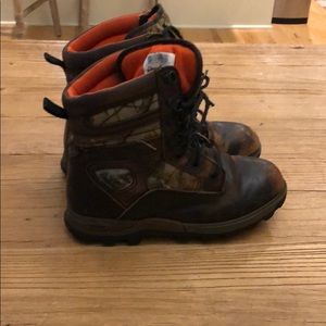 Boys Rocky Boots - mountain stalkers - dark brown